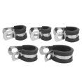thumbnail image 5 of 47pcs Cable Clamps Set R Shape 304 Stainless Steel and Rubber Cushion Assortment Kit, 5 of 5