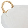 thumbnail image 4 of Home Basics Wicker Laundry Basket with Removeable Liner, Natural, 4 of 6