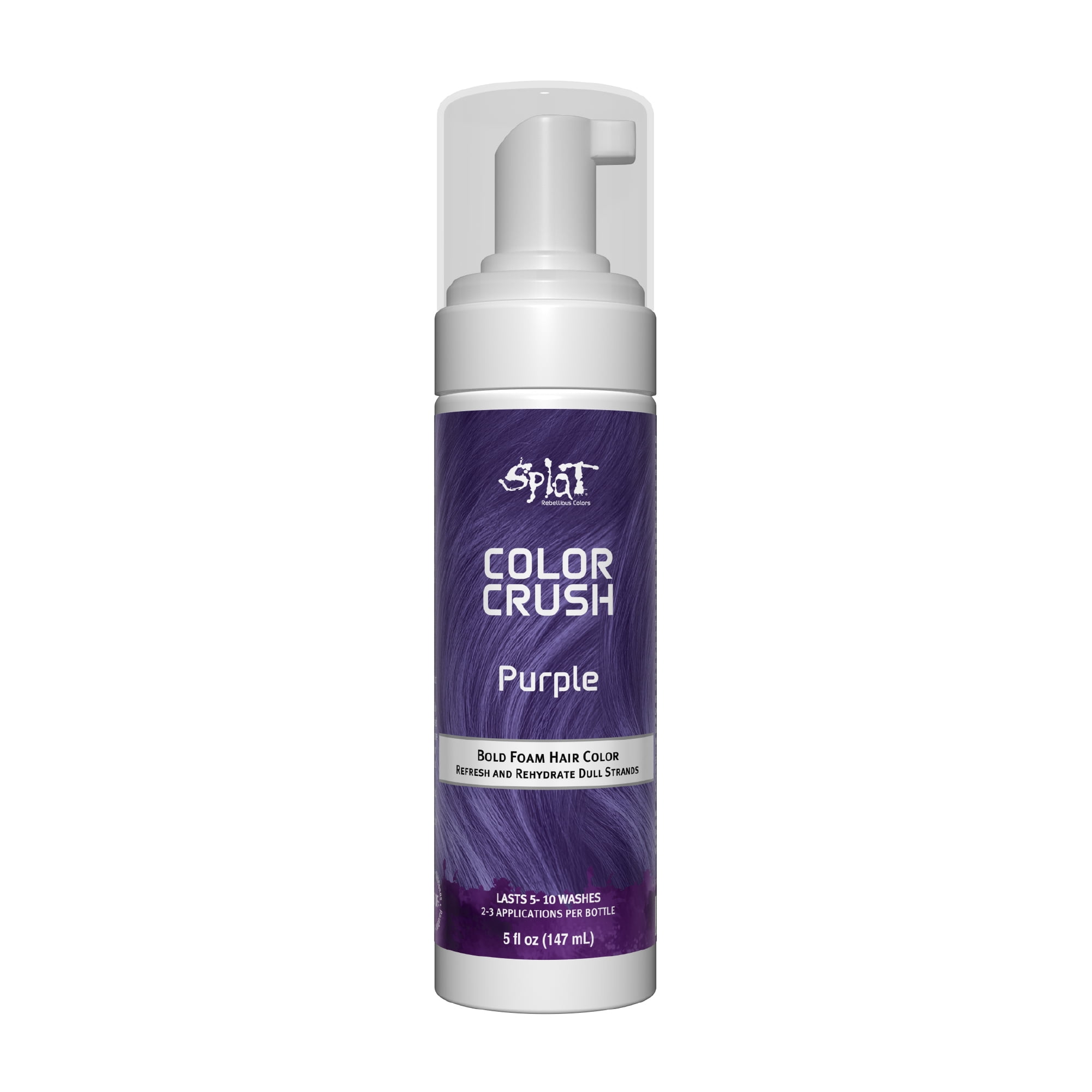 Splat Color Crush Bold Hair Foam Hair Color Lasts 510 Washes