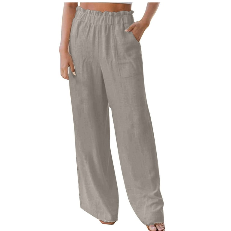 Meymia Women's Casual Pants Size 16 Ladies Casual Bungee Pants Printed Wide  Leg Pants Womens Work Clothes Business Casual, Grey, X-Large : :  Clothing, Shoes & Accessories