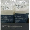 thumbnail image 2 of Mainstays 9' x 12' 0.7 mil Plastic Drop Cloth, Clear, 3 Pack, 2 of 4