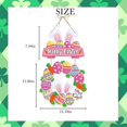 thumbnail image 2 of Letreros de Pascua felices para colgar en la pared, decoraciones para interiores y exteriores, vacaciones de primavera, 2 of 5