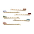 thumbnail image 2 of Allure Gemstone Bobby Pins, 6 Pack, 2 of 5