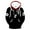 B02, variant on Blue Lock Yoichi Isagi Cosplay Sports Hoodie Unisex Hooded Sweatshirt Fashion Anime Pullover Black White