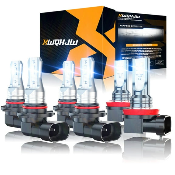 For Pontiac Grand Prix 2004 2005 2006 2007 2008 6x LED Headlight Fog Light Bulbs