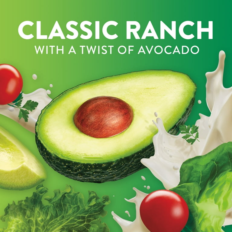 Wish-Bone Creamy Avocado Ranch Salad Dressing, 15 fl oz - Walmart.com