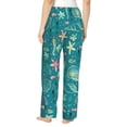 thumbnail image 3 of Pajama Pants Women, seashell ocean Sweatpants Soft Sleep Lounge Pants, Casual PJ Bottoms Pants with Pockets, 3 of 5