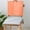 Orange, variant on HOARBOEG 15.75*15.75in Non-Slip Linen Seat Cushion Rectangular Solid Color Kitchen Chair Cushions Washable Flax Seat Pad with Ties Durable Foam Chair Pad