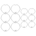 thumbnail image 1 of SHISUYAN 12Pcs Halogen Lamp Retaining Spring Clips Downlight Clips Manganese Steel, 1 of 8