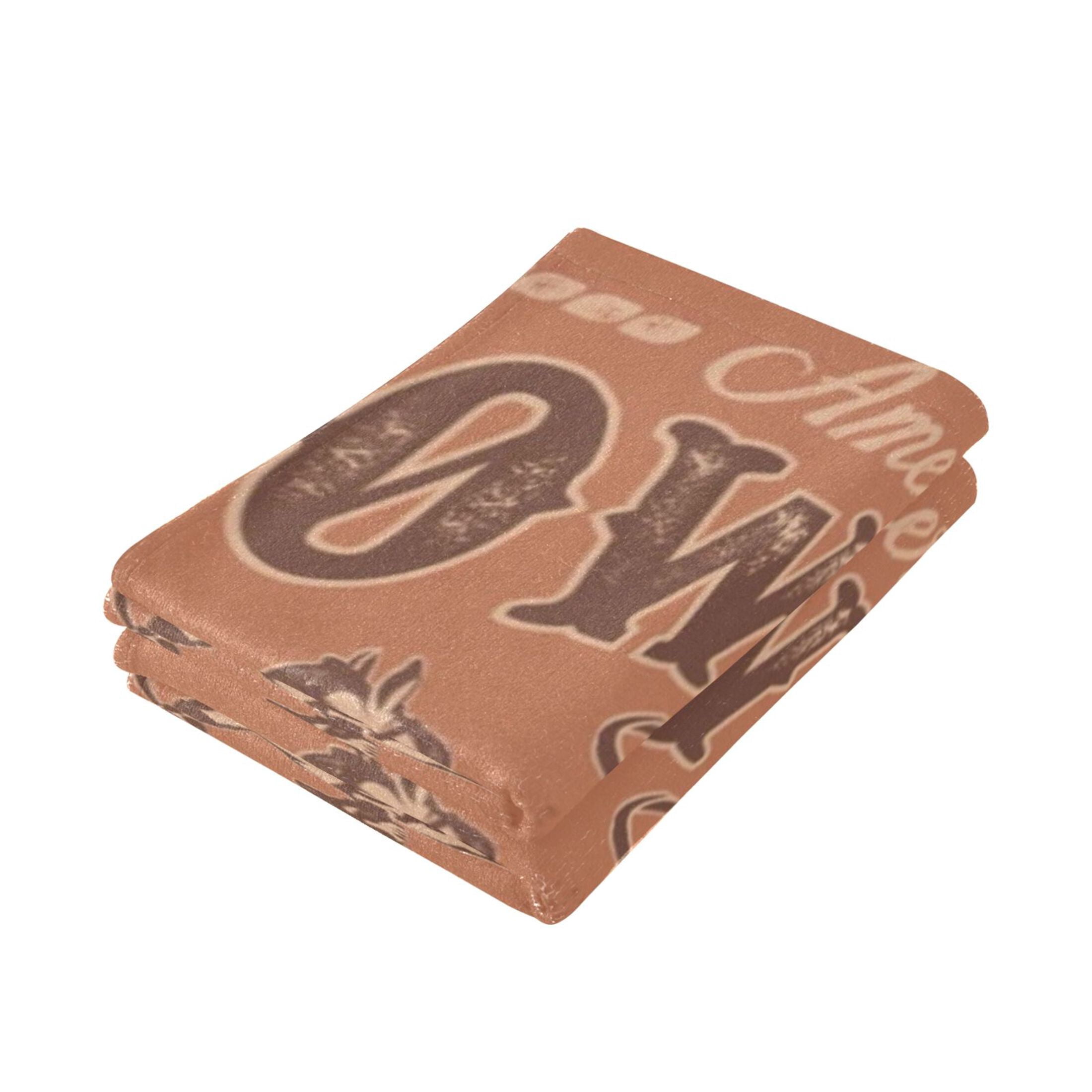 2-Piece Polyester cotton Towel Set Absorbent Retro Rodeo Cowboy Hand Towel Bath Towel Soft and Comfortable Machine Wash 28.3x14.4