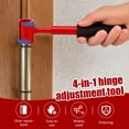 thumbnail image 2 of Ikoopy Door Hinge Adjustment Tool Metal 4 in 1 Hinge Adjustment Wrench Door and Cabinet Alignment Tool Sturdy Hinge Gap Adjustment Tool Door Hinge Repair Tool for Door Hinge, 2 of 10