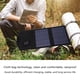 thumbnail image 5 of Cargador de panel solar de 7 W, salida USB de 5 V 0‑2 A, portátil plegable para acampar, uso al aire libre, diseño de bolsa de tela, 5 of 8