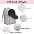 thumbnail image 4 of Cartoon Penguin Backpack – Cute Emperor Penguin Design with Snowflake and Winter Pattern for School Use, 4 of 5