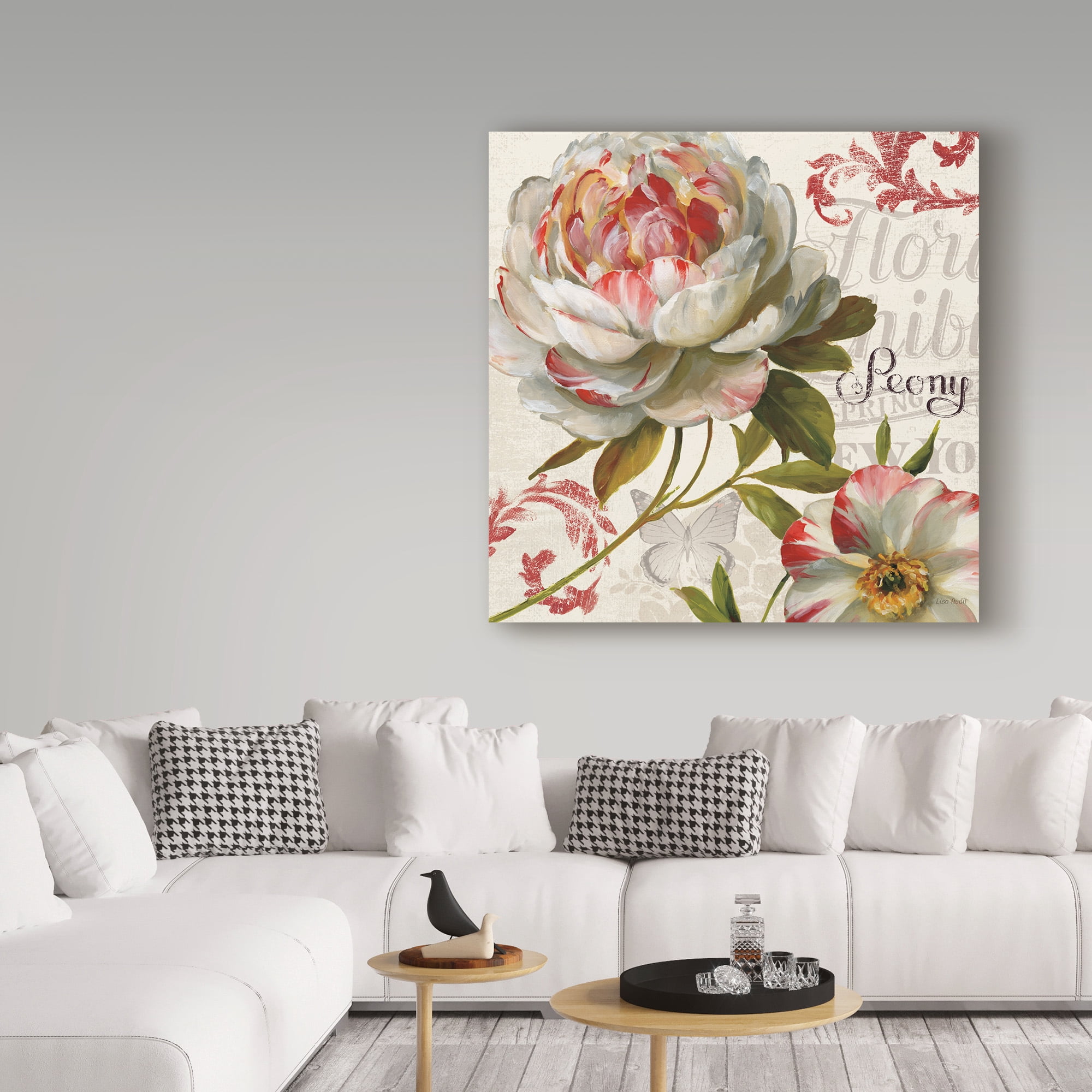 Trademark Fine Art 'Spring Flair III' Canvas Art by Lisa Audit