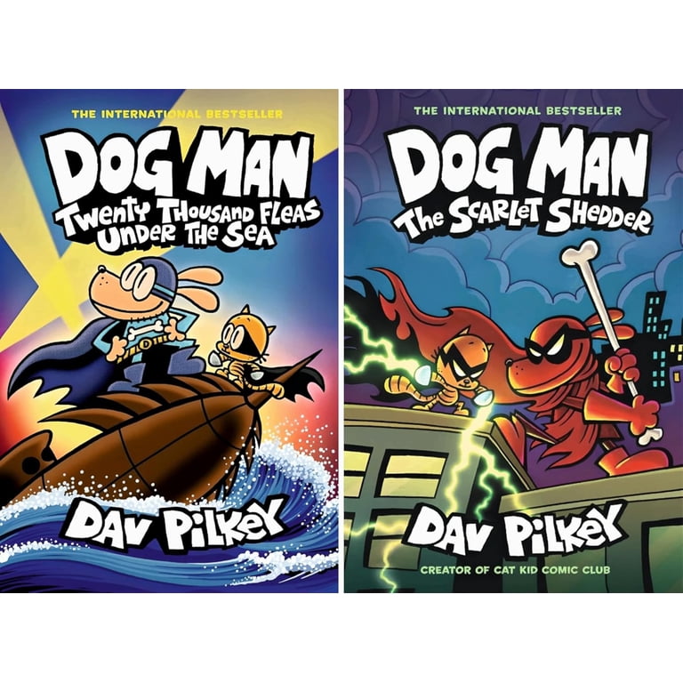 Dog Man by Dav Pilkey – Books 7 to 14 Graphic Novel Collection (8