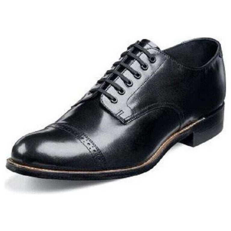 Stacy Adams Mens Leather Dress Shoes Madison Cap Toe Oxfords  display picture 1