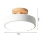 thumbnail image 2 of Flush Mount Ceiling Light Wooden Grain Modern Super Bright Living Room Bedroom Kitchen Balcony Hallway Round Ceiling Lamp Fixture Decoration, 2 of 2