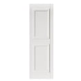 thumbnail image 1 of Premier Raised Panel Exterior Decorative Shutters, White - 15 x 63 in., 1 of 1