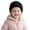 Black, variant on Toddler Kids Cotton Skull Cap Stocking Cap Cozy Slouchy Beanie Knitted Cute Bow Skull Cap Trendy Warm Soft Winter Outdoor Biking Cycling Thermal Hat