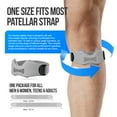 thumbnail image 6 of GOUNOD Patellar Tendon Support Strap 2 pack, Adjustablle Anti-Slip Knee Wrap, Unisex Knee Support for Running Cycling, 6 of 8