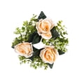 thumbnail image 1 of Simulation Flower Candlestick Wreaths Living Room Table Decorations Ornaments Roses Candles Cups Atmosphere Decoration Accessories, 1 of 5
