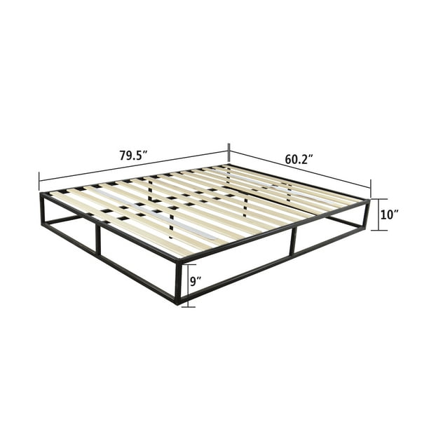 Ubesgoo Queen Size Arched Wood Slats, What Are The Dimensions Of A Queen Size Metal Bed Frame
