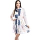thumbnail image 5 of Vestido camisero con cinto Roman Fashion /Juvenil, 3827 (Azul marino /Lila) lila G, 5 of 5