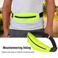 thumbnail image 2 of Hombres Mujeres deporte al aire libre correr ciclismo gimnasio riñonera Lycra Pack verde fluorescente, 2 of 8