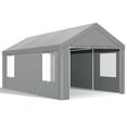 thumbnail image 6 of COBIZI 10X20ft Heavy Duty Carport Canopy with Removable Sidewall, Upgraded Premium Canopy Tent for Parties, Durable Waterproof and UV50+ Outdoor Gazebo for Wedding, Carport, Business Event - Grey Gray, 6 of 10