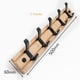 thumbnail image 2 of 2 Unids Coat Rack Ropa Hanger Ganchos de la sala de estar Closet Sombrero de madera PERRAMIENTO PERSONAJE GANCHO GANCHO, 2 of 6