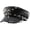 Rivet, variant on PU Leather Flat Top Beret Punk Style Rivet Newsboy Cap Vintage Flat Military Caps Unisex Visor Beret Cap