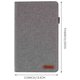 thumbnail image 5 of Compatible con Galaxy Tab A7 Lite 8.7 pulgadas 2021 (sm-t220 / T225) Funda protectora Soporte de contraportada con bolsillo, 5 of 5