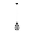 thumbnail image 5 of Eglo Razoni 7.50 in. W x 59 in. H 1-Light White Pendant Light with Opal Satin Glass Shade, 5 of 9