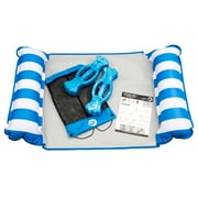 Aqua Fitness Aquatic Resistance Blue Dumbbells, Float, and Mesh Bag, .74 lbs Weight