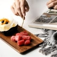 thumbnail image 4 of South American Walnut Tray, Solid Wood Wooden Afternoon Tea Tray, Fruit Tray, Coffee Shop Simple Snack Tray, 4 of 7