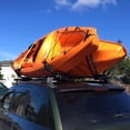 thumbnail image 2 of 2 Pairs Kayak Carrier Racks, Universal Cars Kayak Roof J Bar Rack, 2 of 7
