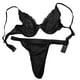 thumbnail image 4 of Conjunto de ropa interior sexy con sujetador de tres puntos para mujer - Nailon/Spandex, cintura baja, 4 of 4