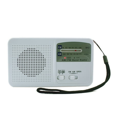 Solar Energy Radio Emergency Mobile Phone Power Bank FM AM Dual Band Radio w/ LED Flashlight Siren Alert for Outdoor Radio Phone Flashlight Hand Crank Solar Powered Speaker RD369