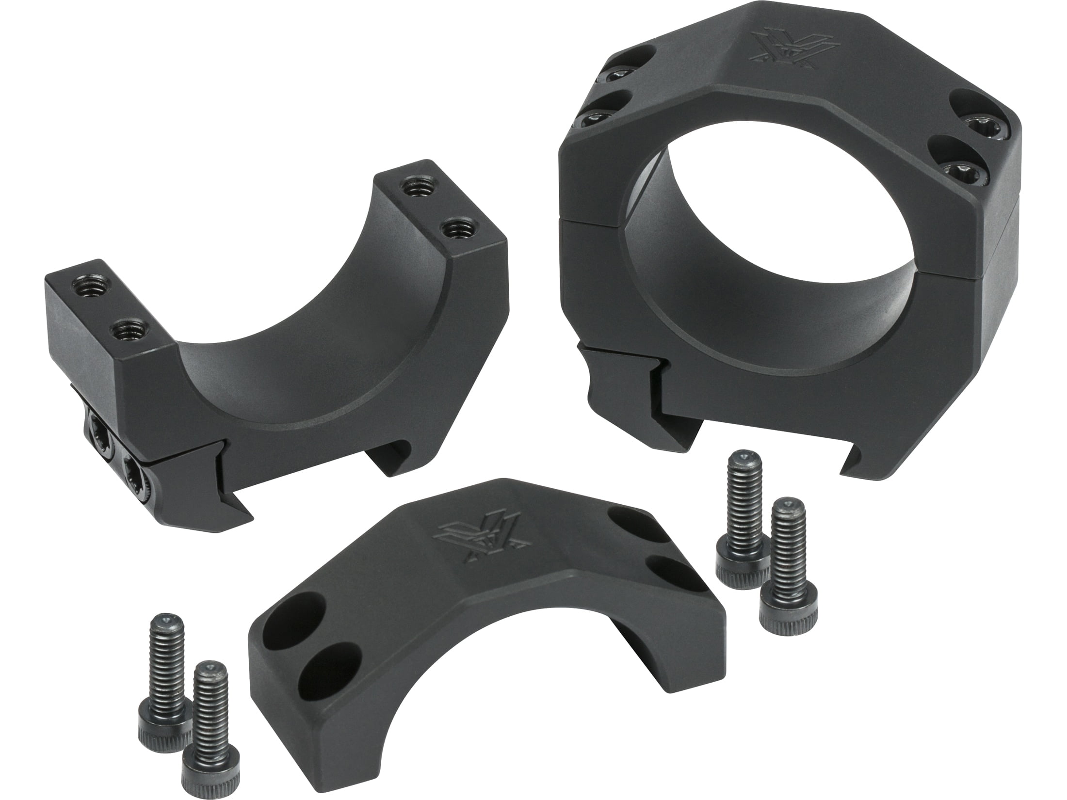 Vortex Precision Matched Rifle Scope Rings, 30 mm Tube, Low, Black