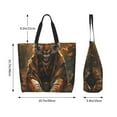 thumbnail image 6 of Fuzoiu Tiger In The Fallen Leaf Forest Print Tote Bags for Women,Shoulder Bag, Gym Tote,Top Handle Ladies Shoulder Bags for Work Beach Travel and Shopping Grocery, 6 of 9