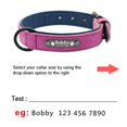 thumbnail image 1 of Custom Dog Collars Leather Personalized Pet Dog Tag Collar Leash Lead For Small Medium Large Dogs Pitbull Bulldog Pugs Beagle, 1 of 7