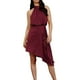 thumbnail image 1 of Vestido Corto Sin Mangas con Dobladillo Asimétrico De Verano para Mujer （Rojo）,L, 1 of 6