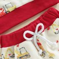 thumbnail image 5 of TOWED22 Infant Baby Boy Fall Clothes Set Funny Print Sweatshirt Pant Outfit Toddler Winter Clothes(Blazer,2-3 Y), 5 of 8