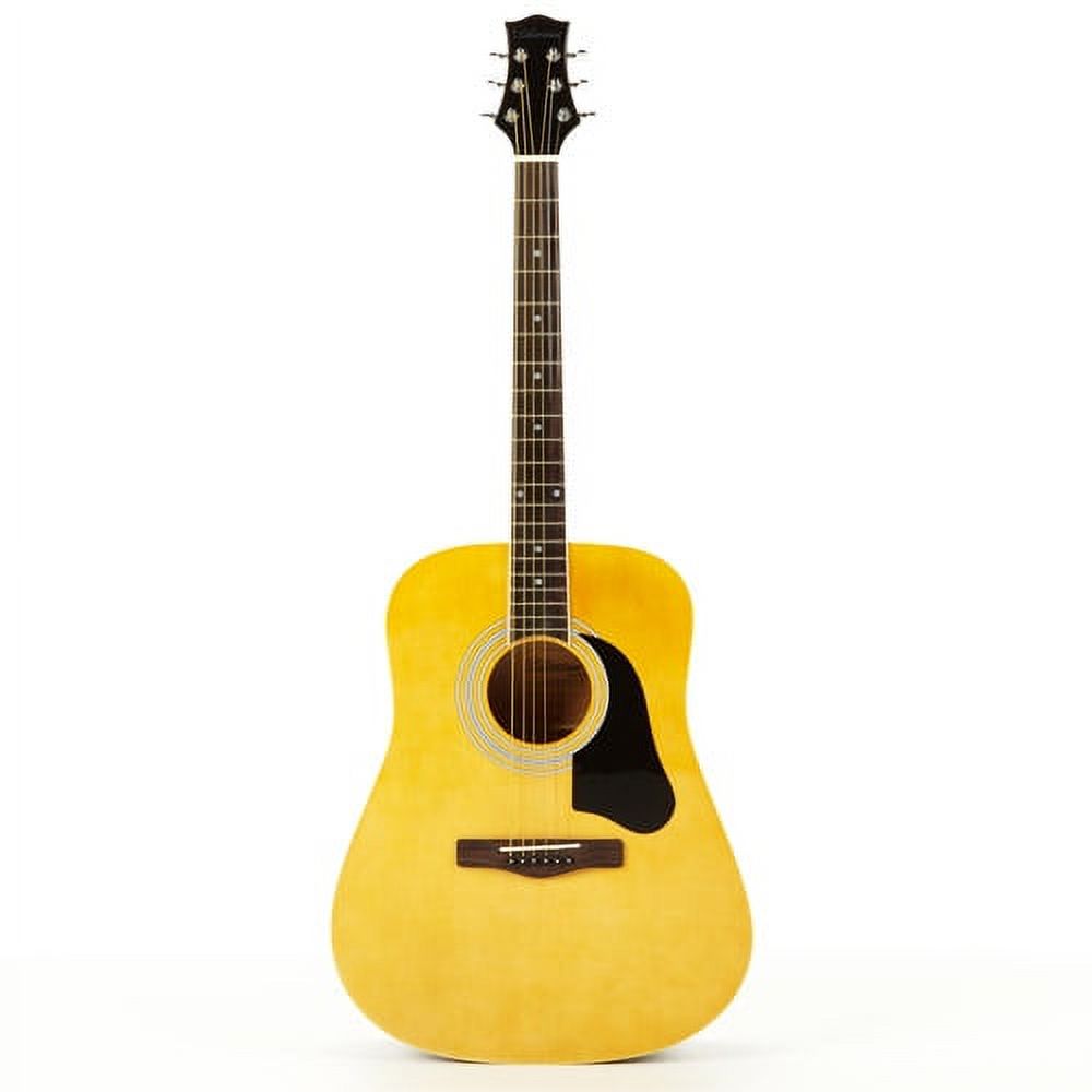 Silvertone SD3000 Natural Complete Acoustic Guitar Package with Instructional Software, Tuner, Gig Bag and more - image 2 of 2
