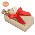 thumbnail image 2 of Suodoka 50pcs Wedding Favors Candies Souvenirs Gift Paper Box for Wedding with Bowknot Red 2.4 x 1.4 x 4.3 inches / 6 x 3.5 x 11 cm 500g[cite: 1], 2 of 9