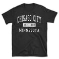 thumbnail image 1 of Chisago City Minnesota Classic Established Men's Cotton T-Shirt, 1 of 1