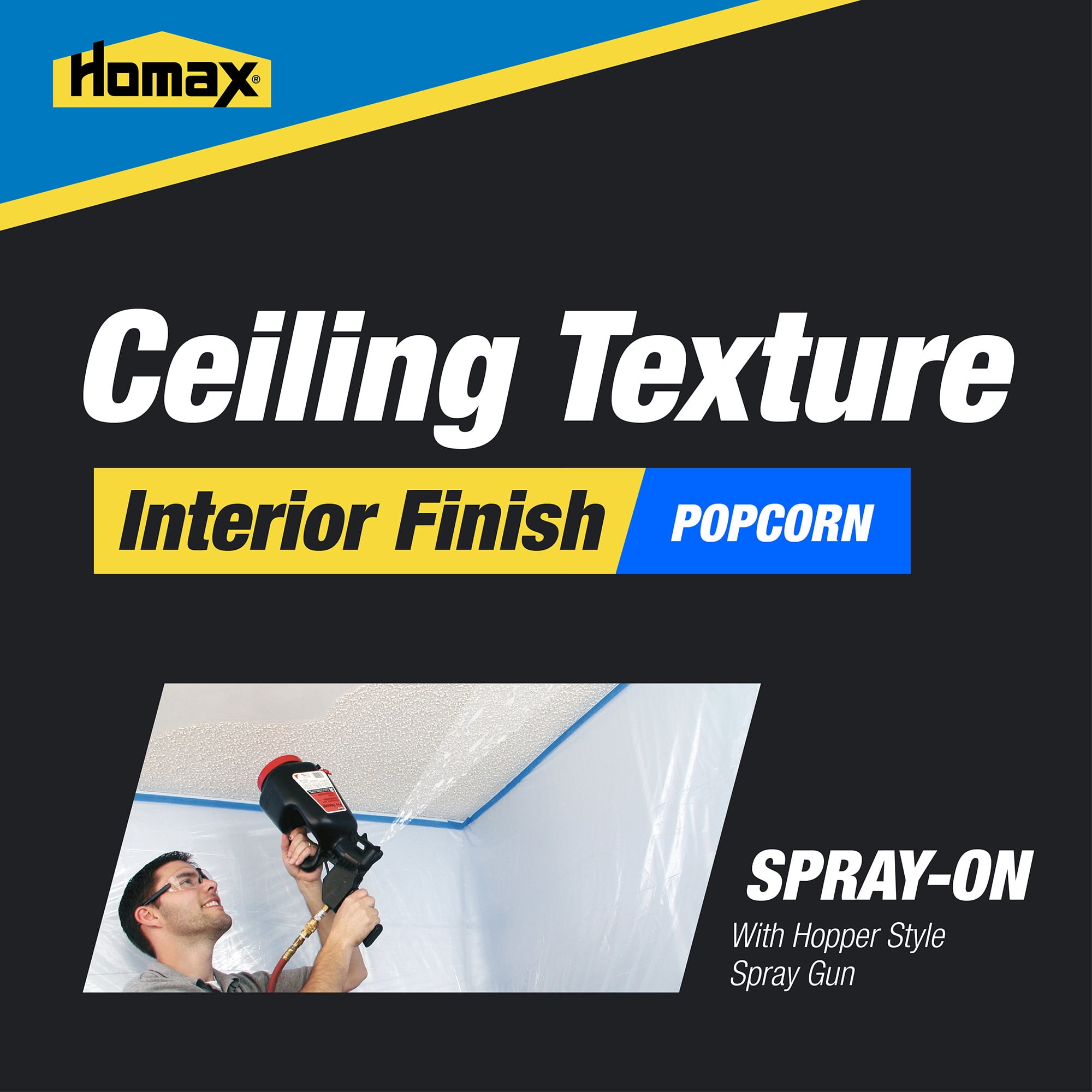 Homax Dry Mix Popcorn Ceiling Texture, 13 lbs.