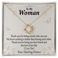 thumbnail image 3 of To My Fiancee Best Friend And Love Infinity Knot Necklace Message Card, 3 of 17