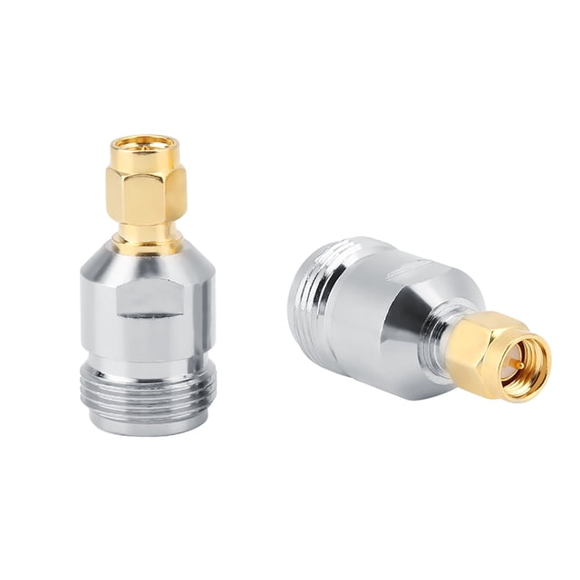 Adaptador RF, 2 piezas Tipo N Conector coaxial hembra Tipo Nto Adaptador SMA Eficiencia maximizada