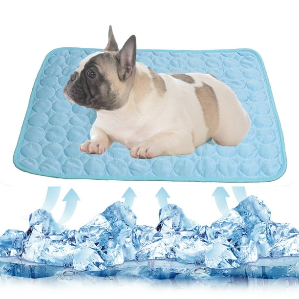 PUMYPOREITY Dog Cooling Mat, Washable Pet Summer Sleeping Cooling Pad